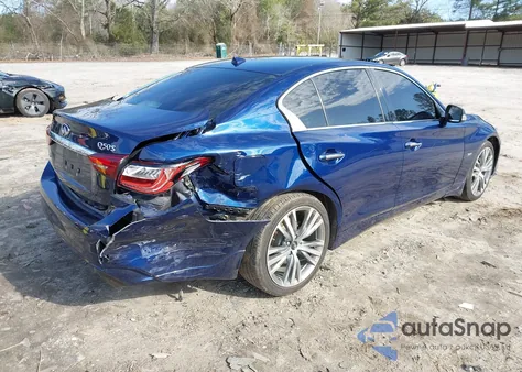 2018 Infiniti Q50 3.0T Sport z USA, uszkodzony, nr VIN JN1EV7AR6JM445322